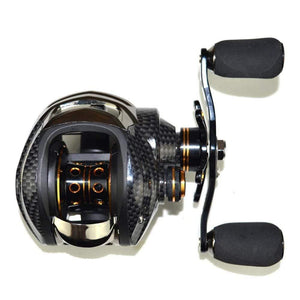 Planet Gates Double Brake Baitcasting Reel 17BB+1RB Fishing Gear Water Drop Wheel 7.0:1 Ratio Bait Casting Fishing Reel Lure Reel
