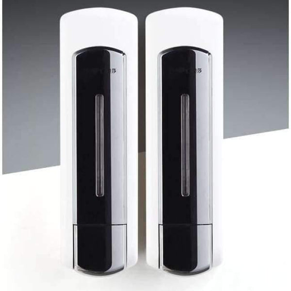 Planet Gates double chrome Bathroom Soap Dispenser Shower Liquid Shampoo Dispenser 350/700/1050ml Wall Mounted Bathroom Shower Soap Dispenser,hotel product