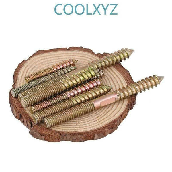 Double End Self Tapping Screws Sharp-tailed Double Headed Tapping Lengthen Screw Furniture Connectors Grub Screw M6M8 5pcs