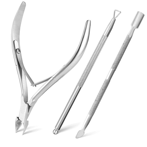 Planet Gates Double-ended Nails Cuticle Pusher Finger Dead Skin Remover Nail Nippers Cutter for Manicure Pedicure Accessories  Art Tools Sets