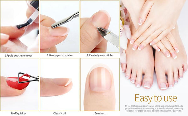 Planet Gates Double-ended Nails Cuticle Pusher Finger Dead Skin Remover Nail Nippers Cutter for Manicure Pedicure Accessories  Art Tools Sets