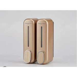 Planet Gates double gold 350/700/1050 ml Capacity ABS Liquid soap dispenser wall mounted bathroom soap dispenser hotel products accessories