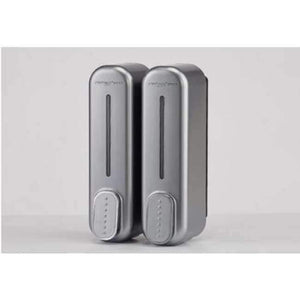 Planet Gates double grey 350/700/1050 ml Capacity ABS Liquid soap dispenser wall mounted bathroom soap dispenser hotel products accessories