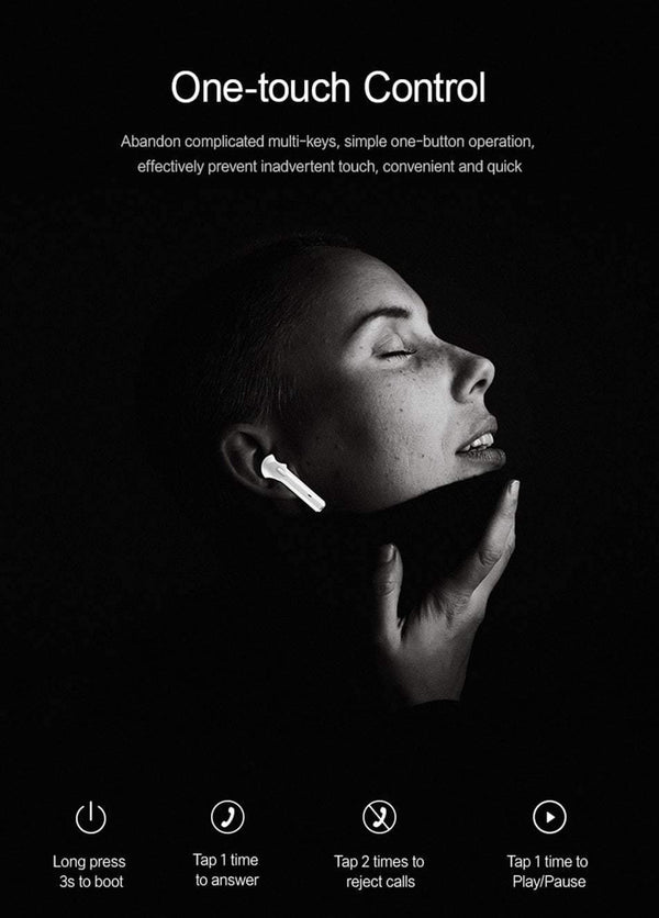 Planet Gates Double in-ear earpho TWS Wireless Bluetooth Earphone headset for iPhone Xs Max XR 7 8,USAMS Bluetooth Headphones for Samsung Xiaomi with Charging Box