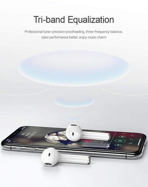 Planet Gates Double in-ear earpho TWS Wireless Bluetooth Earphone headset for iPhone Xs Max XR 7 8,USAMS Bluetooth Headphones for Samsung Xiaomi with Charging Box