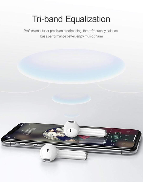 Planet Gates Double in-ear earpho TWS Wireless Bluetooth Earphone headset for iPhone Xs Max XR 7 8,USAMS Bluetooth Headphones for Samsung Xiaomi with Charging Box