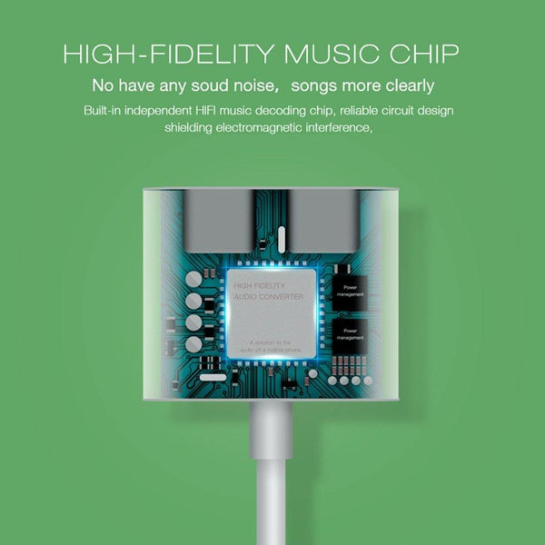 Double Lightning Headphone Audio and Earphone Charge Adapter Cable 3In1 For iphone X/6/7 Plus Mobile Phone Accessories - Planet Gates