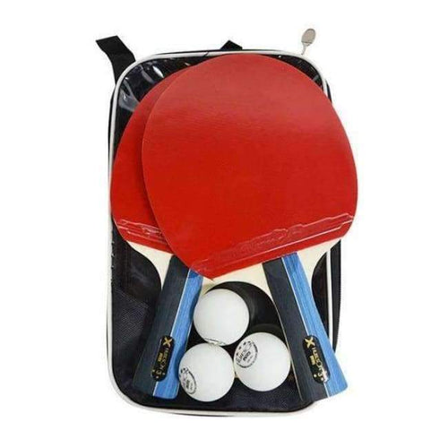 Planet Gates Double Long Handles 2Pcs/Set Classic 5 Ply Solid Wood Table Tennis Rackets Double Face Pimples-in Rubber Table Tennis Bats for Teenagers