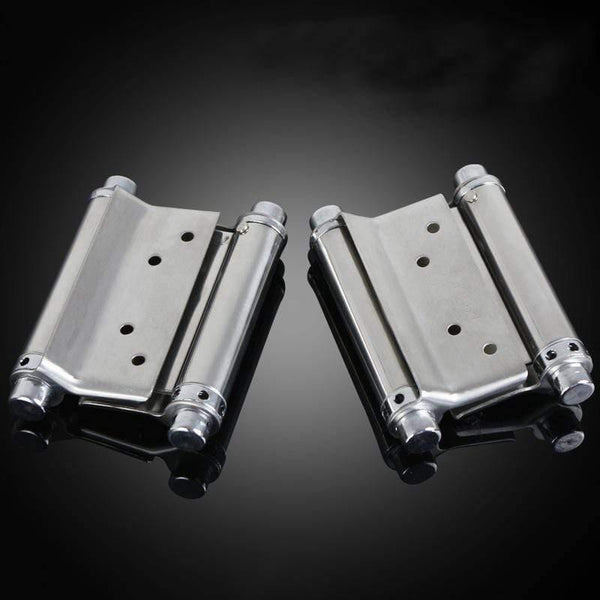 Planet Gates Double open spring 3 inch / 4 inch / 5 inch hinge Stainless steel two way free door hinge hinge cowboy door fence dedicated