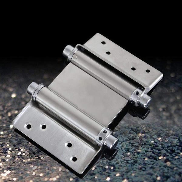 Planet Gates Double open spring 3 inch / 4 inch / 5 inch hinge Stainless steel two way free door hinge hinge cowboy door fence dedicated