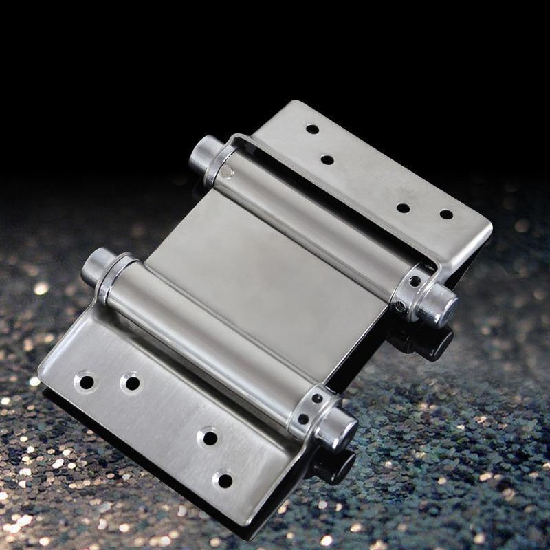 Planet Gates Double open spring 3 inch / 4 inch / 5 inch hinge Stainless steel two way free door hinge hinge cowboy door fence dedicated