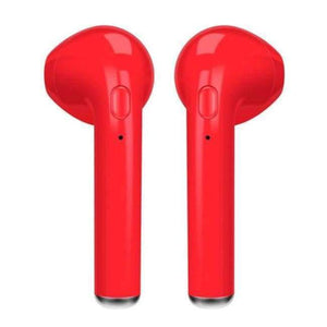 Planet Gates double- red Wireless Earbuds Handsfree Headphone I7 Bluetooth Earphone In Ear Buds for Earpods IOS Xiaomi All Mobile Phones
