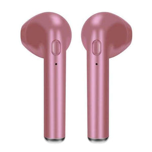Planet Gates double- rose Wireless Earbuds Handsfree Headphone I7 Bluetooth Earphone In Ear Buds for Earpods IOS Xiaomi All Mobile Phones