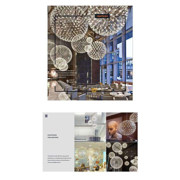 Planet Gates Double-sided chrome / 200mm 12 Leds / Warm White Modern Chandelier Spark ball LED Pendant Light fixture Firework Ball stainless steel pendant Lamps home decorative lighting 220V