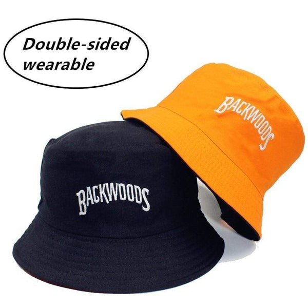 Planet Gates Double Sided Wear Dense Embroidery Backwoods Panama Bucket Hat Men Women Outdoors Street Beach Fisherman Caps Harajuku Style YC2