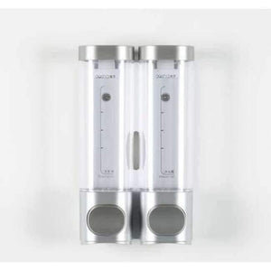 Planet Gates double silver Bathroom Soap Dispenser Shower Liquid Shampoo 250ml Wall Mounted Bathroom Shower Soap Dispenser,hotel products free shipping