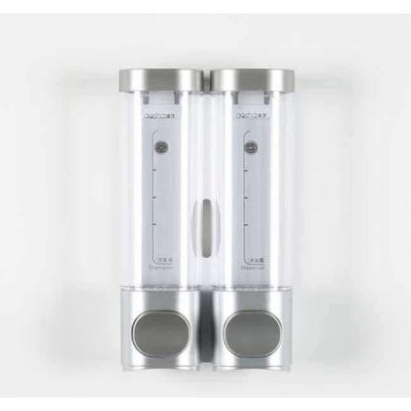 Planet Gates double silver Bathroom Soap Dispenser Shower Liquid Shampoo 250ml Wall Mounted Bathroom Shower Soap Dispenser,hotel products free shipping
