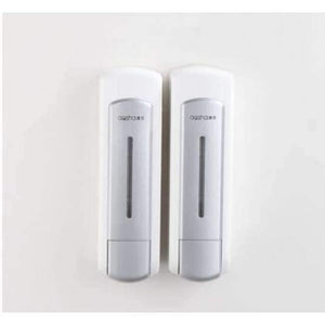 Planet Gates double silver Bathroom Soap Dispenser Shower Liquid Shampoo single 350ml Wall Mounted Bathroom Shower Soap Dispenser,hotel products