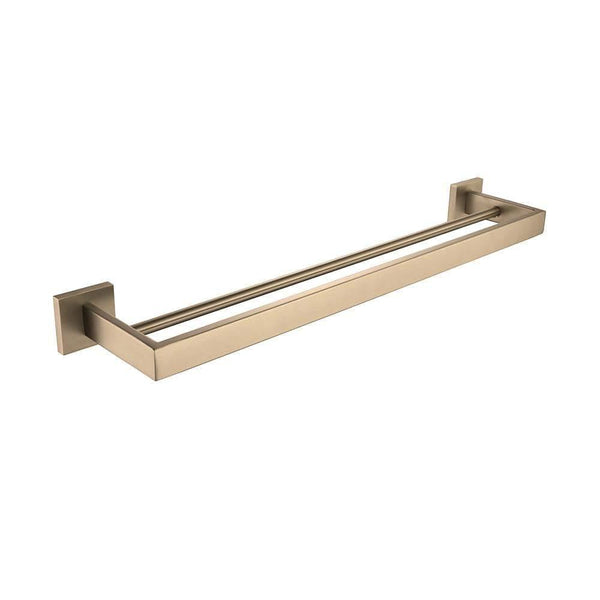 Planet Gates Double Towel Bar Bathroom Accessories Brushed Gold Stainless Steel Dish Rack Towel Rod Towel Ring Bathrobe Hook Paper Towel Rack