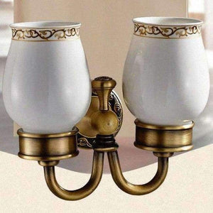 Planet Gates Double Tumbler Holde Bathroom hardware set Antique Brass Carved Bathroom Products wall mounted brass Bathroom Accessories set shelf towel rack A2D