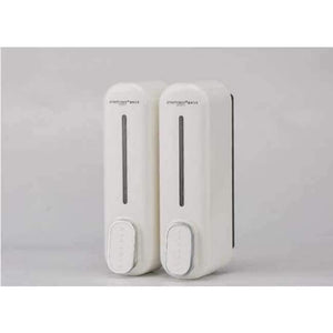 Planet Gates double white 350/700/1050 ml Capacity ABS Liquid soap dispenser wall mounted bathroom soap dispenser hotel products accessories