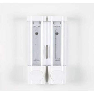 Planet Gates double white Bathroom Soap Dispenser Shower Liquid Shampoo 250ml Wall Mounted Bathroom Shower Soap Dispenser,hotel products free shipping