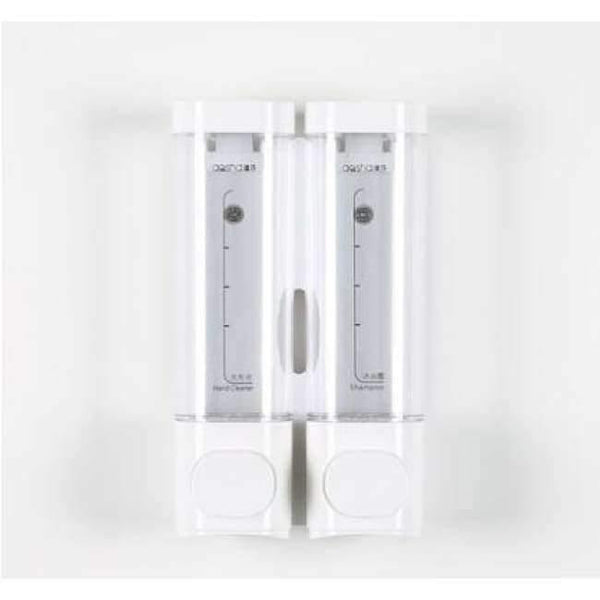Planet Gates double white Bathroom Soap Dispenser Shower Liquid Shampoo 250ml Wall Mounted Bathroom Shower Soap Dispenser,hotel products free shipping