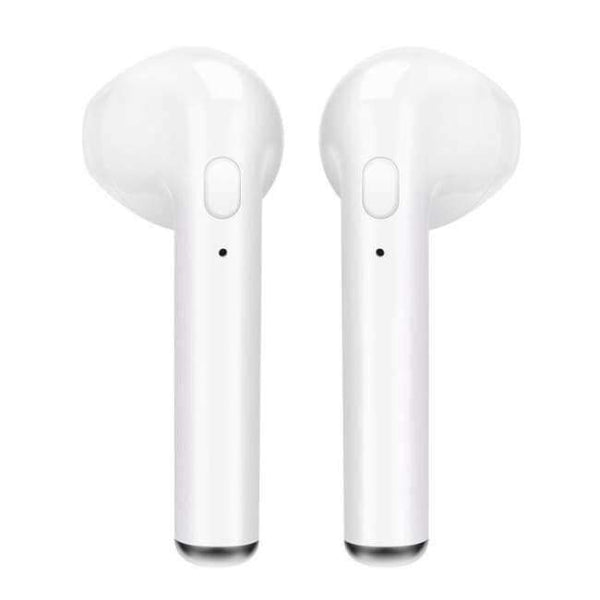 Planet Gates double- white Wireless Earbuds Handsfree Headphone I7 Bluetooth Earphone In Ear Buds for Earpods IOS Xiaomi All Mobile Phones
