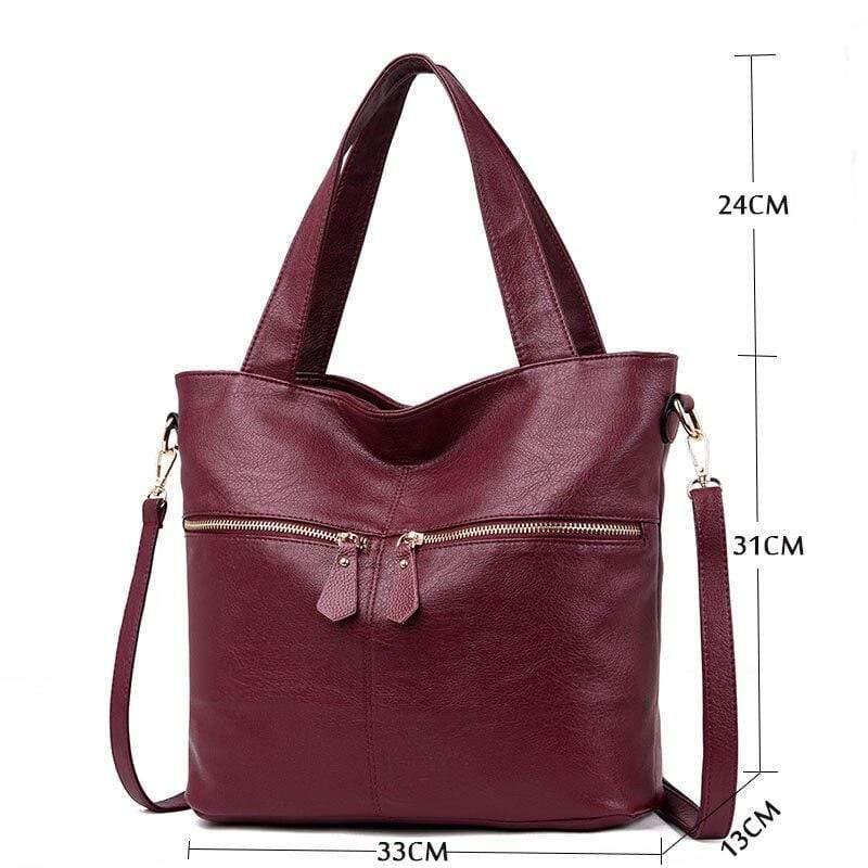 Double Zipper Decoration Luxury Handbags Women Bags Designer Crossbody Bags For Women