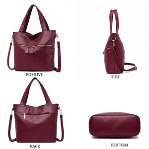 Double Zipper Decoration Luxury Handbags Women Bags Designer Crossbody Bags For Women