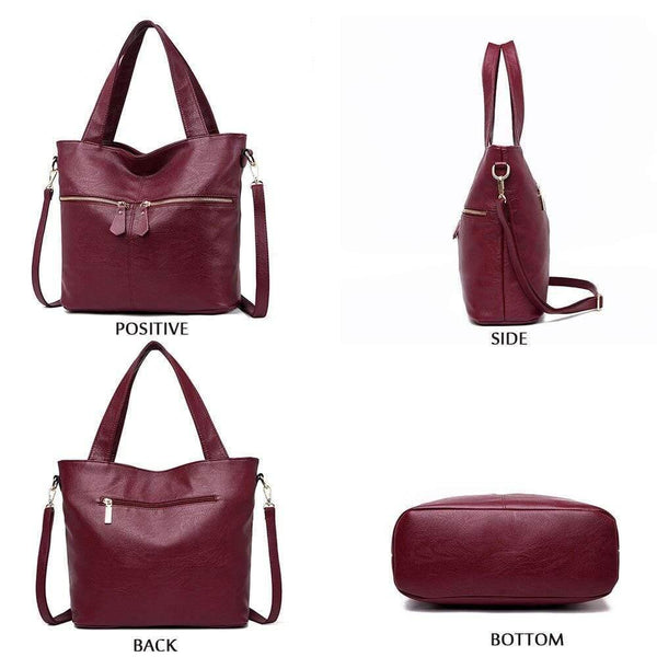 Double Zipper Decoration Luxury Handbags Women Bags Designer Crossbody Bags For Women