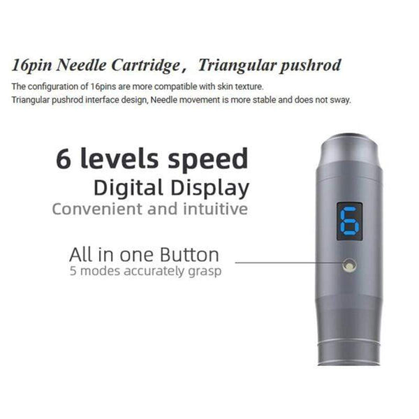 Planet Gates Dr pen Ultima M8 Professional Microneedling Pen tattoo machine - Wireless dermapen - Best facial Skin Care beauty Tool Kit