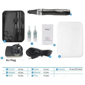 Planet Gates Dr pen Ultima M8 Professional Microneedling Pen tattoo machine - Wireless dermapen - Best facial Skin Care beauty Tool Kit