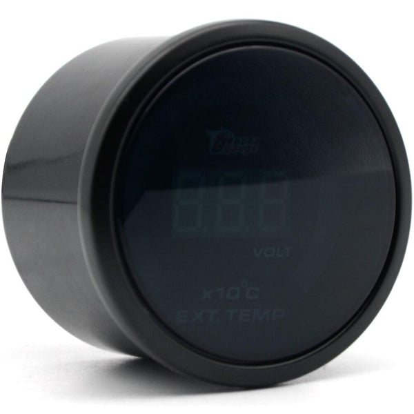 Planet Gates DRAGON GAUGE 2" 52mm Boost/Water Temp/Oil Temp/Oil Pressure/Tachometer/Volt/Air Fuel Ratio/EGT/Vacuum Meter Digital+Gauge Pods