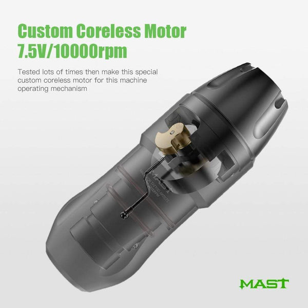 Planet Gates Dragonhawk Mast Top Tattoo Machine Set Kit Motor Rotary Pen Makeup Power Needles