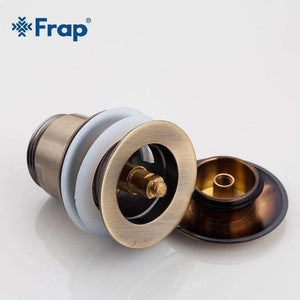 Planet Gates Drain Bath Basin Overflow Hole Sink Tap Push Button Pop up Waste Plug Slotted Kitchen Sinks Drains F60 F60-4