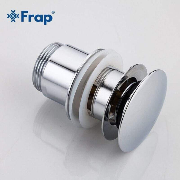 Planet Gates Drain Bath Basin Overflow Hole Sink Tap Push Button Pop up Waste Plug Slotted Kitchen Sinks Drains F60 F60-4