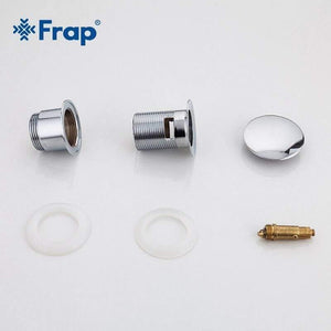 Planet Gates Drain Bath Basin Overflow Hole Sink Tap Push Button Pop up Waste Plug Slotted Kitchen Sinks Drains F60 F60-4