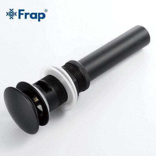 Planet Gates Drains Bathroom Basin Drain Brass Black & Pink Basin Pop Up Waste Vanity Vessel Basin Stopper with Overflow Hole Y81122