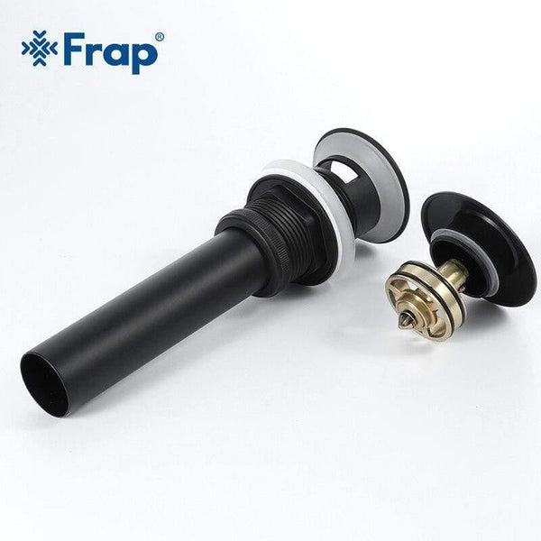 Planet Gates Drains Bathroom Basin Drain Brass Black & Pink Basin Pop Up Waste Vanity Vessel Basin Stopper with Overflow Hole Y81122