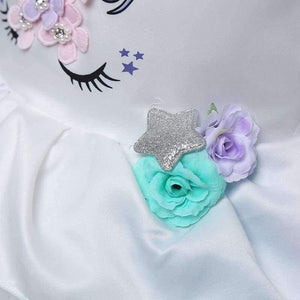 Planet Gates Dress 1 / 12M Girls Dress 1 Year Birthday Party Baby Clothing Children Unicorn Christmas Costume 1 2 3 4 5 years Kids Colorful Rainbow Dress