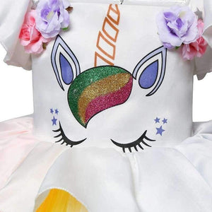 Planet Gates Dress 1 / 12M Girls Dress 1 Year Birthday Party Baby Clothing Children Unicorn Christmas Costume 1 2 3 4 5 years Kids Colorful Rainbow Dress