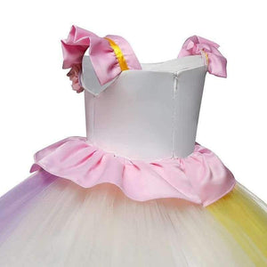 Planet Gates Dress 1 / 12M Girls Dress 1 Year Birthday Party Baby Clothing Children Unicorn Christmas Costume 1 2 3 4 5 years Kids Colorful Rainbow Dress