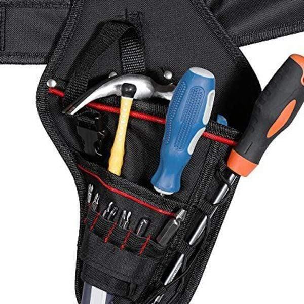 Planet Gates Drill Holster Waterproof Impact Driver Drill Holder Multi-functional Electric Tool Pouch Bag with Waist Belt for Wrench Hammer S