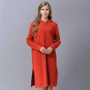 Planet Gates Drill red Sweaters / One Size Autumn Winter Women Pullovers Sweaters With Cap Long Loose Knitting Black Blue Gray Thin Sweaters Dress Plus Size