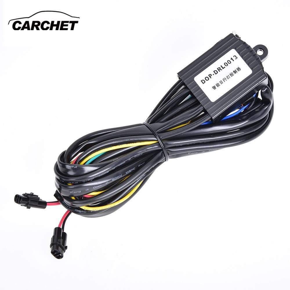Planet Gates DRL Daytime Running Harness LED Light Relay Control On/Off Dimmer Lamp Kit for Car DRL Light Relay DC 12V 2.5A 30W