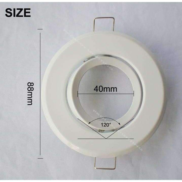 Planet Gates Drop shipping 6* led ceiling lights frame cutout dia50mm led down lights MR16 bracket gu10 holder accessories for spot lights