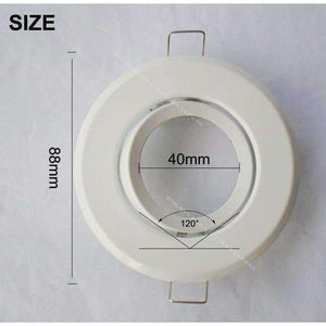Planet Gates Drop shipping 6* led ceiling lights frame cutout dia50mm led down lights MR16 bracket gu10 holder accessories for spot lights