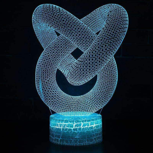 Planet Gates Dropshipping 3D Illusion Lamp LED Night Light Abstract Artist Graphics Lamparas