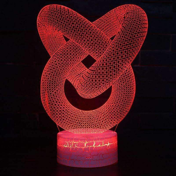 Planet Gates Dropshipping 3D Illusion Lamp LED Night Light Abstract Artist Graphics Lamparas